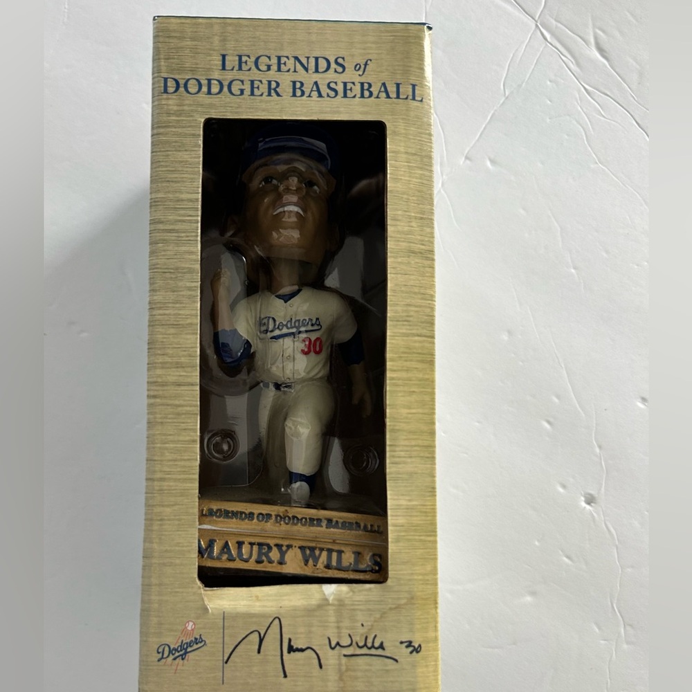 Dodgers Maury Wills Bobblehead